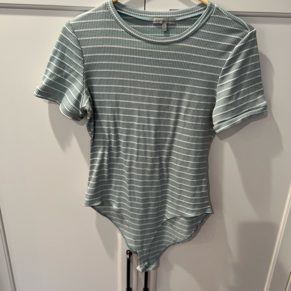 Charlotte Russe bodysuit short sleeve sz L
